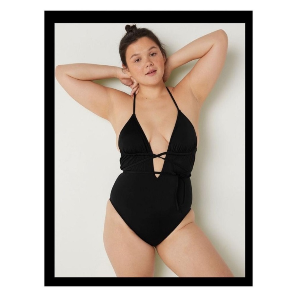 Victoria’s Secret PINK Triangle Wrap One-Piece Swimsuit. Size XL. NWT